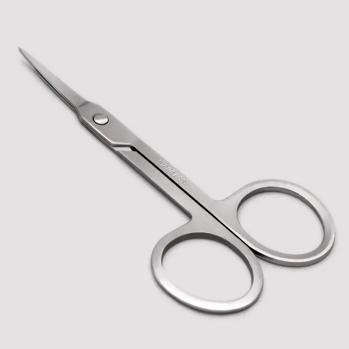 Ножницы маникюрные, для кутикулы, загнутые, узкие, 9 см