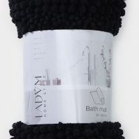 Коврик для дома LaDо́m, букли, плотность 1900 г, 50&times;80 см, цвет графитовый