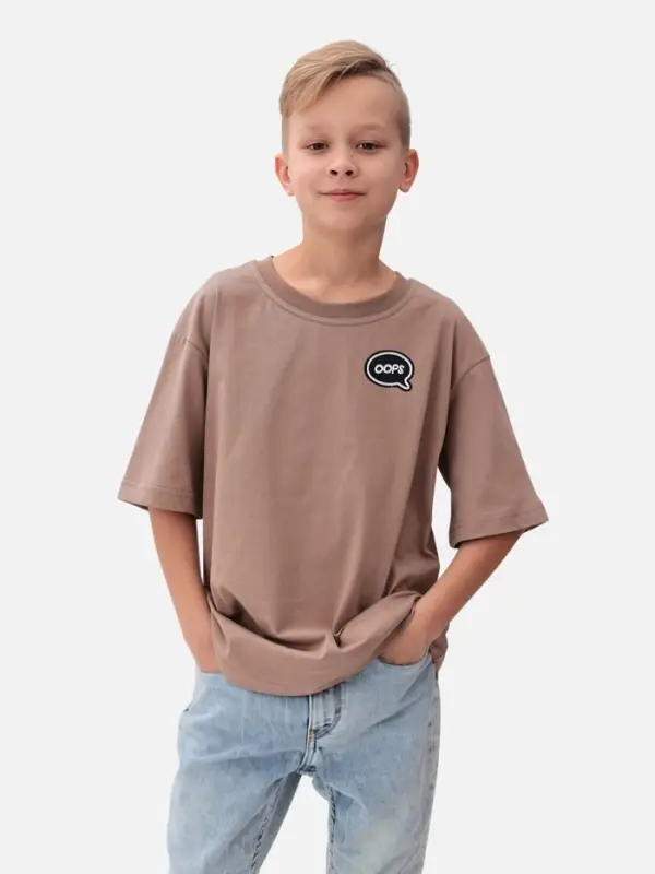 Термоаппликация Oops, 4.8&times;3.8 см, фасовка 10 шт., чёрная