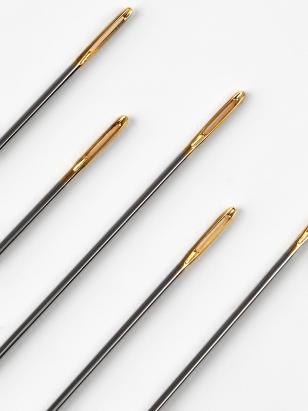 Игла швейная с золотым ушком №120-027 39-*0,8мм (набор 16шт) сталь TR