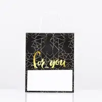 Пакет крафт &laquo;Для тебя&raquo;, 22&times;12&times;27 см