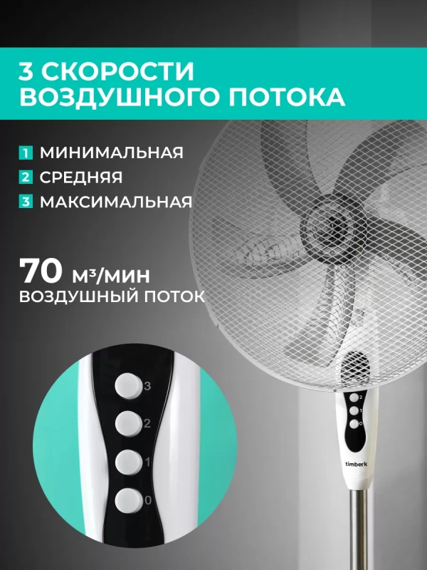 Напольный электрический вентилятор