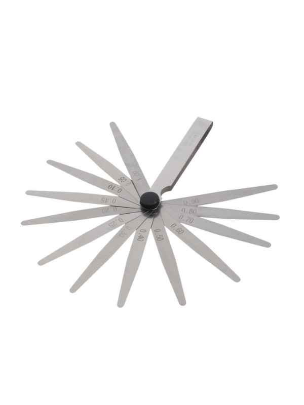 Щуп веерный &laquo;СЕРВИС КЛЮЧ&raquo;, 0.05-1.0 мм, 13 листов, в блистере