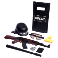 Набор полицейского &laquo;Гвардия&raquo;, 7 предметов, автомат стреляет мягкими пулями