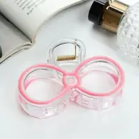 Краб для волос "Лилу" бантик, 9 см, микс