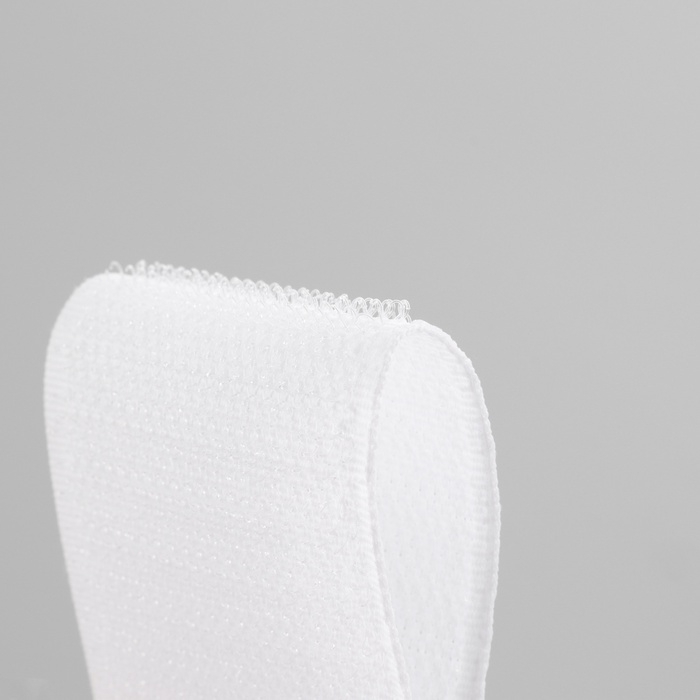 Липучка, 40 мм &times; 50 см, цвет белый