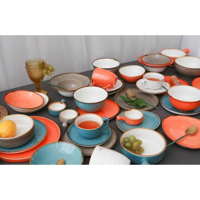 Тарелка фарфоровая для пасты Magistro &laquo;Церера&raquo;, 400 мл, d=19,5 см, цвет белый