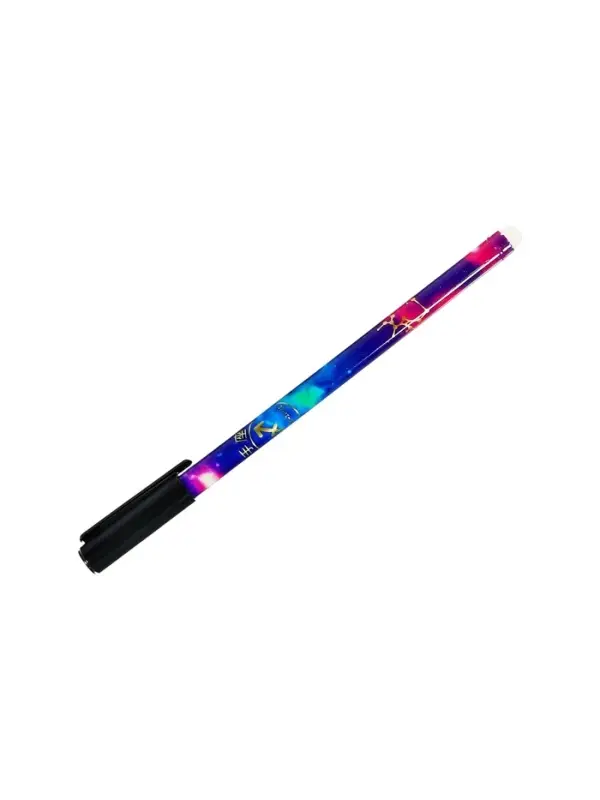 Ручка гелевая СТИРАЕМЫЕ ЧЕРНИЛА, 0,5 мм, стержень синий, Знаки зодиака МИКС (штрихкод на шт)   10717