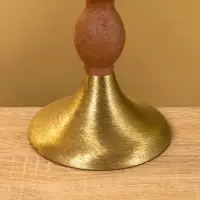 Подсвечник на 1 свечу "Бисквит" 10,5х10,5х30 см