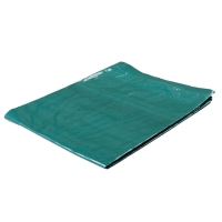 Тент защитный, 3 &times; 2 м, плотность 120 г/м&sup2;, УФ, люверсы шаг 1 м, зелёный/серебристый