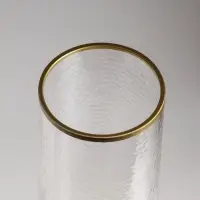 Ваза стекло напольная "Линней" 50х15 см, прозрачный