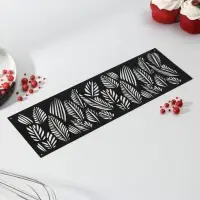 Трафарет для торта &laquo;Листья&raquo;, 32&times;10 см