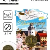 Монета сувенир &laquo;Калининград&raquo;, диам 2 см