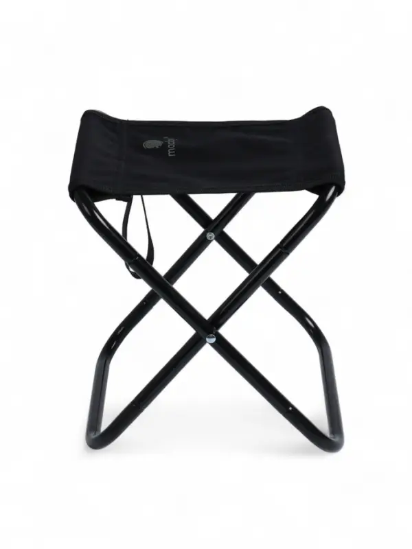Стул туристический складной, 25 х 23 х 27 см, до 80 кг, черный