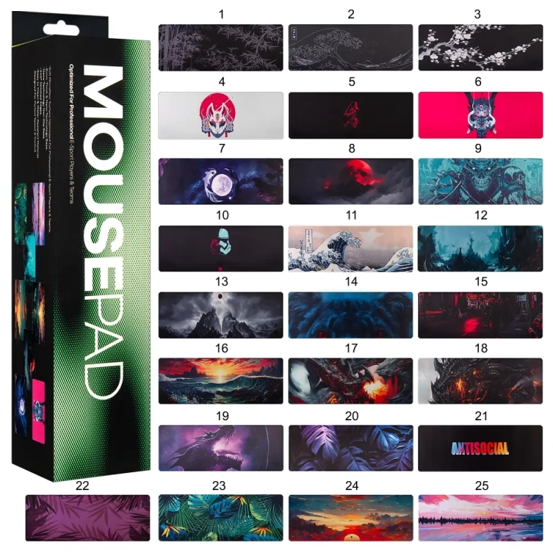 Коврик для мышки XXL в ассортименте