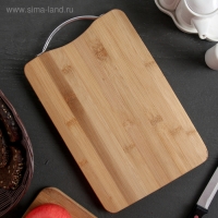 Доска разделочная Доляна &laquo;Комфорт&raquo;, бамбук, 29&times;20 см