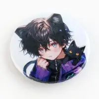 Значок закатной &laquo;Мальчик неко&raquo;, d = 38мм