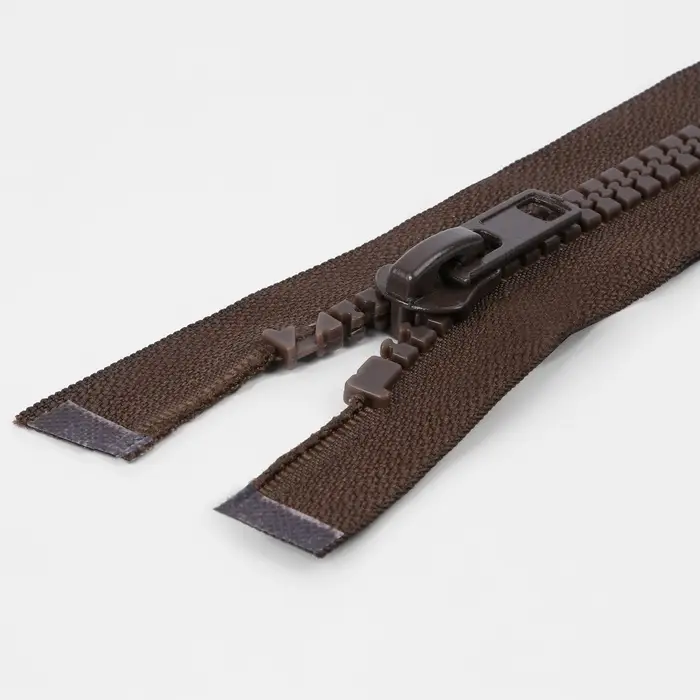 Молния &laquo;Трактор&raquo;, №8, разъёмная, замок автомат, 70 см, коричневая