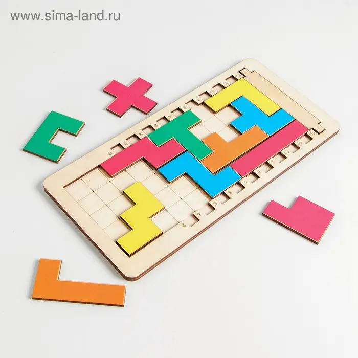 Головоломка-конструктор с уровнями сложности