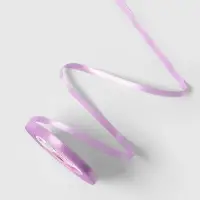 Лента атласная, 6 мм, 23&plusmn;1 м, светло-сиреневая №45