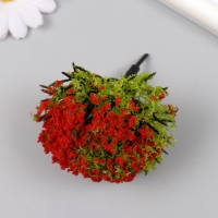 Искусственное растение для творчества пластик "Огненное дерево" 9 см