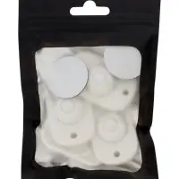 Колесо мебельное ТУНДРА, 45х28 мм, поворотные, шар, с клеевой основой, набор 4 шт