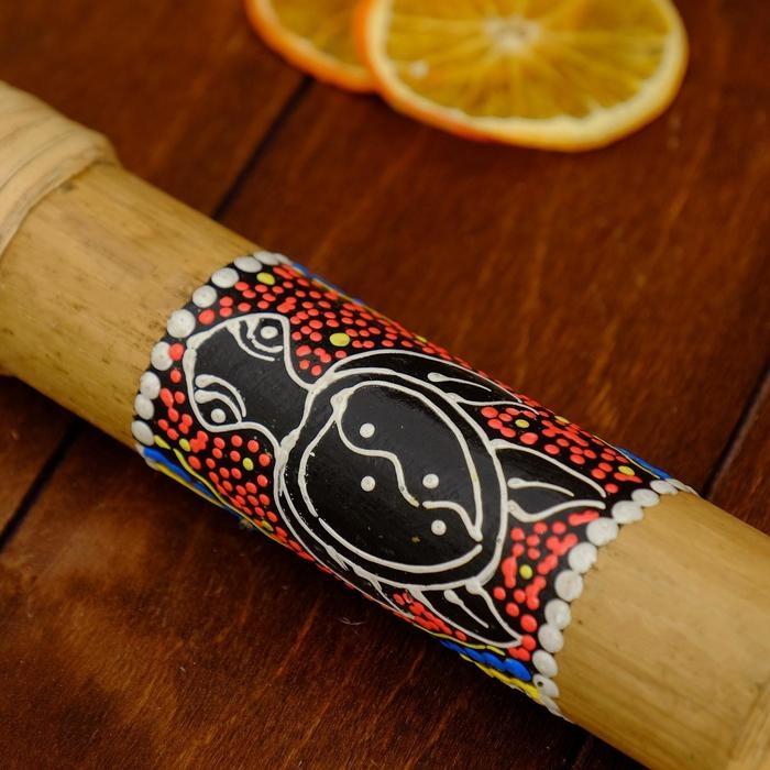 Сувенирный музыкальный инструмент "Посох дождя" 20 см МИКС