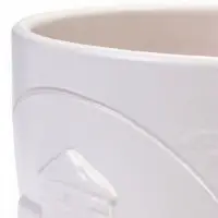 Набор горшков цветочный поддоном 4 шт 0,6 / 1,4 / 2,5 / 5 л керамика белый Галандия