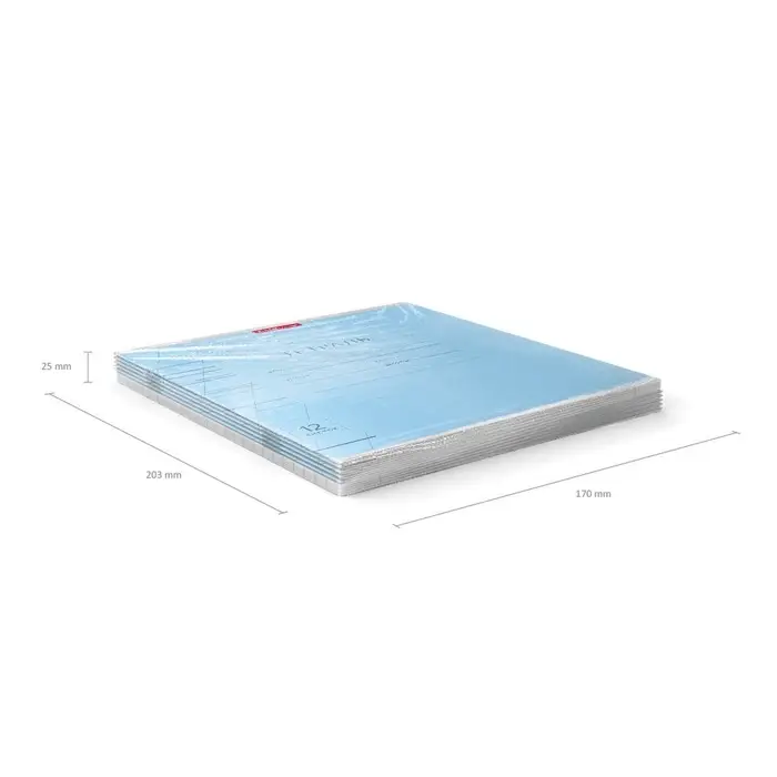 Тетрадь 12 листов в косую линейку ErichKrause &laquo;Классика Visio&raquo;, обложка мелованный картон, голубая