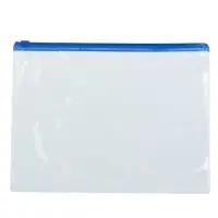 Папка-конверт на молнии формат А5 120мкр прозрачная молния МИКС 23,3&times;18см