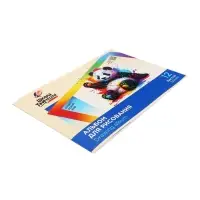 Альбом д/рис А4 12л на скрепке "Школа творчества" Панда