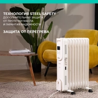Масляный радиатор для дома T-OR2009-F10E-WF 2000 Вт