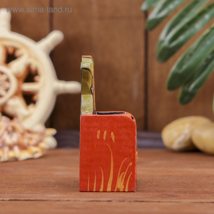 Календарь настольный "Черепаха" дерево 10х7 см