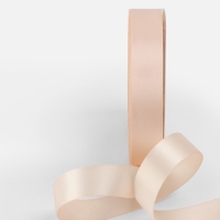 Лента атласная двухсторонняя №112 20мм*25&plusmn;1м айвори TR