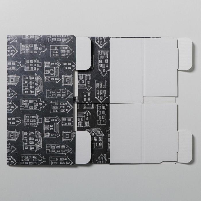 Коробка подарочная складная, упаковка, &laquo;Дом там, где сердце&raquo;, 31 х 25.5 х 16 см