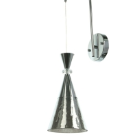 Бра &laquo;Рианна&raquo; 1х40Вт Е27 серебро 23х15х49+80см