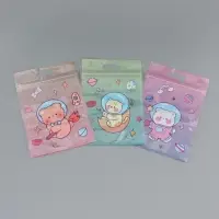 Пакет подарочный, с zip-lock застежкой, "Космическая история", 15х23 &plusmn; 1см МИКС