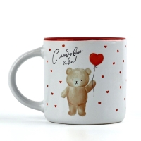Кружка керамическая Дорого внимание &laquo;С любовью&raquo;, 380 мл
