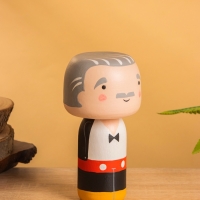 Деревянная кукла кокеши &laquo;Альфред&raquo;, 7.5&times;8&times;16 см