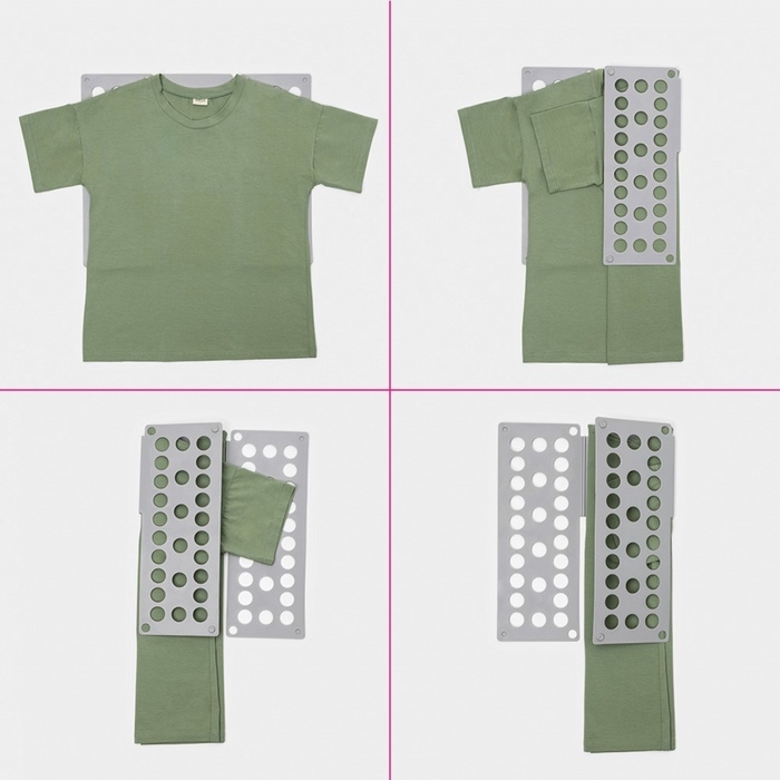 Приспособление для складывания одежды 47,5&times;40 см, цвет серый