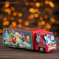 Подарочная новогодняя коробка &laquo;Сладкоежка&raquo;, фура, 26&times;8.7&times;8.3 см