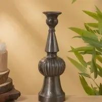 Подсвечник "Ретро серия Аликанте" алюминий 7,5х7,5х26 см