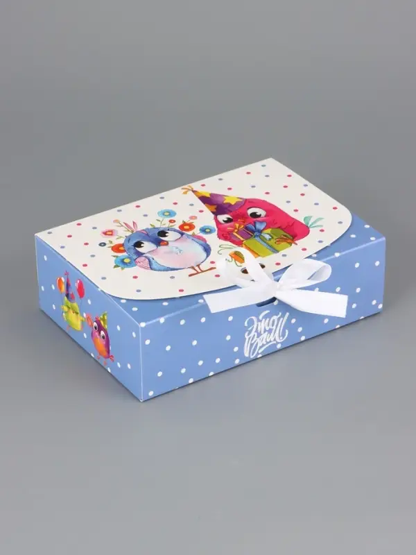 Подарочная коробка сборная с окном &laquo;Сюрприз&raquo;, 16.5&times;11, 5&times;5 см