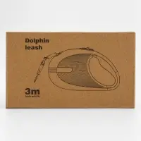 Рулетка - поводок для собак, лента 3 метра, голубая