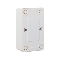 Розетка двухместная Luazon Lighting "Лига", 16 А, накладная, с з/к, белая