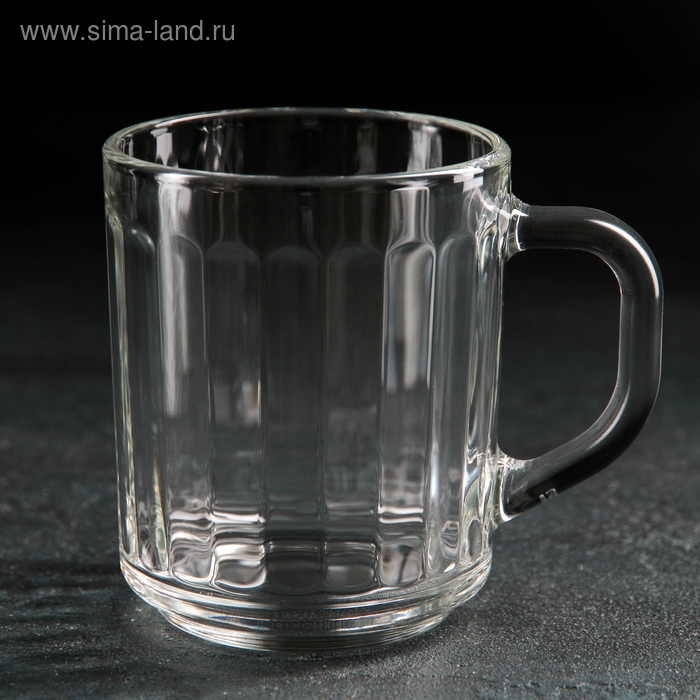Кружка стеклянная &laquo;Ретро&raquo;, 200 мл