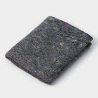 Салфетка - тряпка хозяйственная Доляна, 80&times;100 см, плотность 180 г/м&sup2;, строчка 2,5 мм, с оверлоком, цвет серый