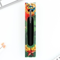 Ручка шариковая пластик, синяя паста &laquo;С днём защитника отечества!&raquo;