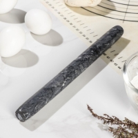 Скалка из мрамора Magistro, 25&times;2,2 см, цвет чёрный