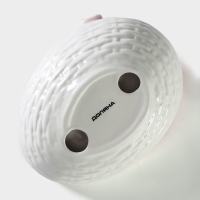 Салатник Доляна &laquo;Зайка&raquo;, 430 мл, 18&times;14&times;11 см, цвет розовый